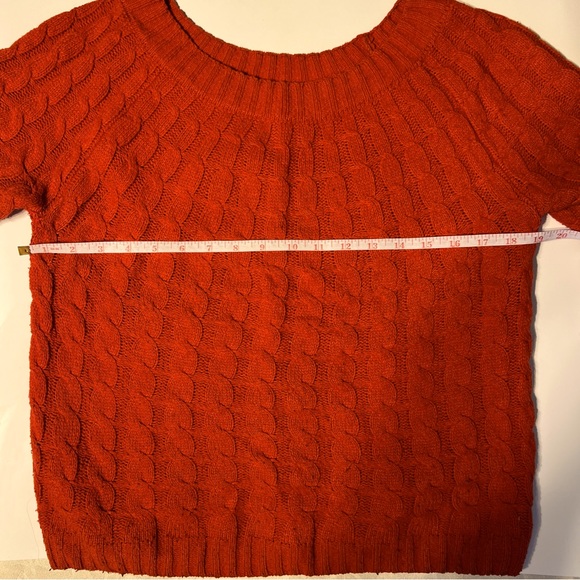 Knitted Sweater S two-third Sleeve Light Bright for Every Day Cute Lift Up Mood - Picture 6 of 8